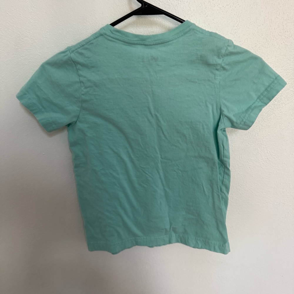 Bass Pro Shops Kids' Mint Tee with Pink Metallic Logo - Picture 6 of 7